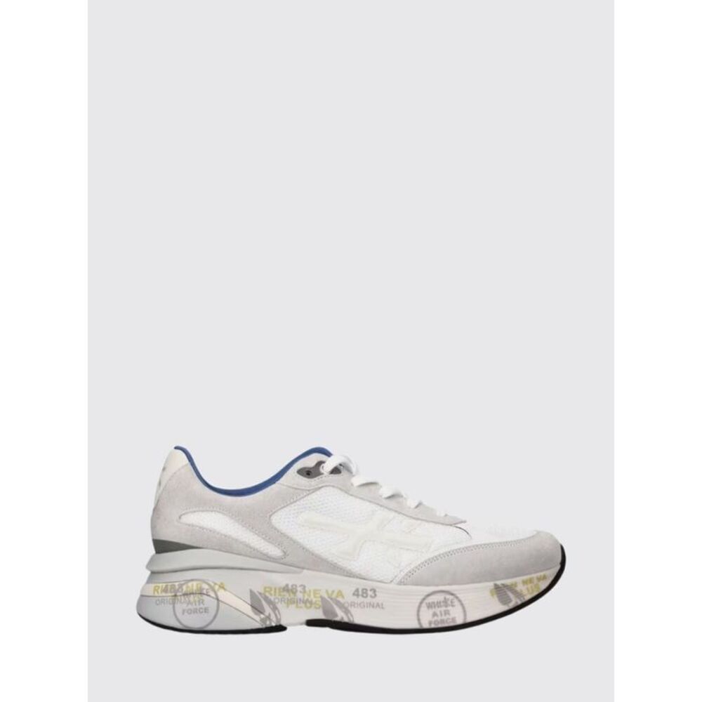 Premiata Sneakers Men Yellow Cream